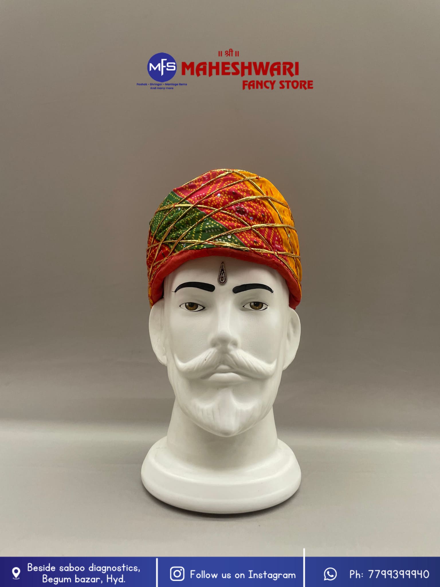 Rajasthani Pancharngi Pecha